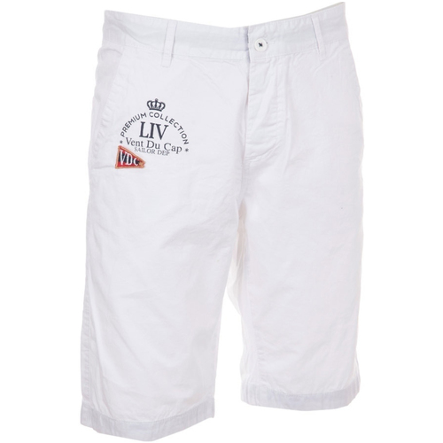 Textil Homem Shorts / Bermudas office-accessories usb Chug Caps Bermuda homme CANARY Branco