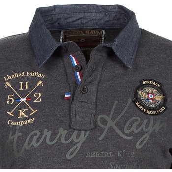Harry Kayn Polo manches longues homme CAZBA Cinza