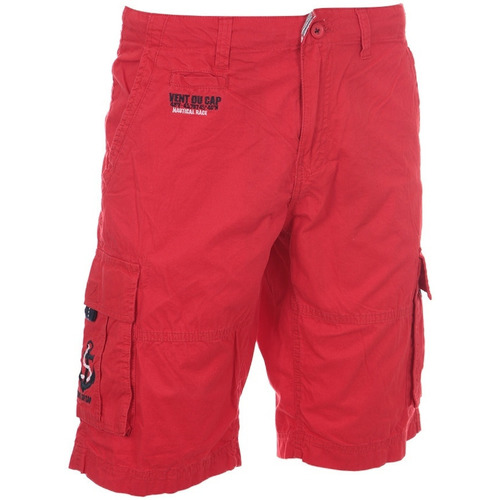 Textil Homem Shorts / Bermudas Vent Du CAP Patch Bermuda homme CEBAY Vermelho