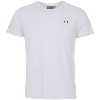Textil Homem T-Shirt mangas curtas Degré Celsius T-shirt manches courtes homme CERGIO Branco