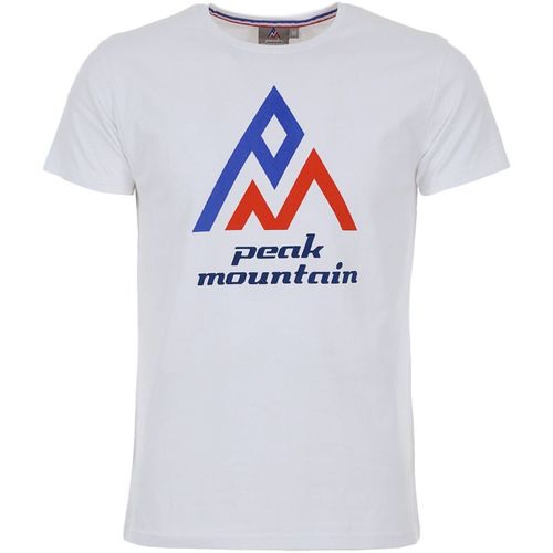 Textil Homem T-Shirt mangas curtas Peak Mountain T-shirt manches courtes homme CIMES Branco