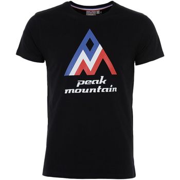 Textil Homem T-Shirt mangas curtas Peak Mountain T-shirt manches courtes homme CIMES Preto