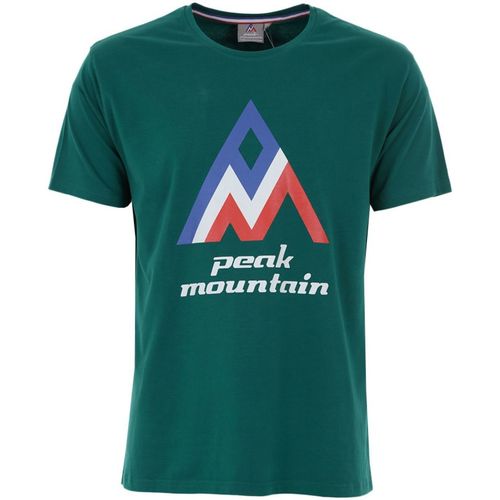 Textil Homem Conte Of Florenc Peak Mountain T-shirt manches courtes homme CIMES Verde