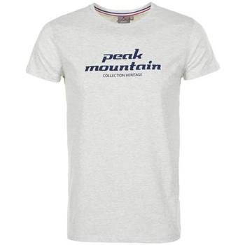 Textil Homem T-Shirt mangas curtas Peak Mountain T-shirt manches courtes homme COSMO Cinza