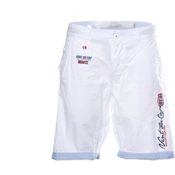 Textil Homem Shorts / Bermudas Vent Du Cap UnTrucker Bermuda homme CREGOIR Branco