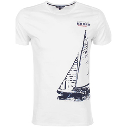 TeShort Rapaz T-Shirt mangas curtas Vent Du Cap T-shirt manches courtes garçon ECADRIO Branco