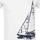 Textil Rapaz T-Shirt mangas curtas Vent Du Cap T-shirt manches courtes garçon ECADRIO Branco