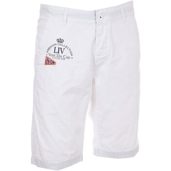 Textil Rapaz Shorts / Bermudas Vent Du Bianco Cap Bermuda garçon ECANARY Branco