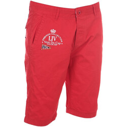 Textil Rapaz Shorts / Bermudas Vent Du Cap UnTrucker Bermuda garçon ECANARY Vermelho