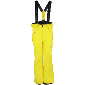 Textil Rapaz Calças Peak Mountain Pantalon de ski softshell garçon ECASHELL Amarelo