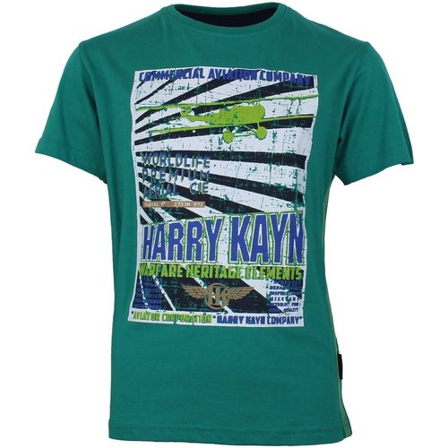 Textil Rapaz T-Shirt mangas curtas Harry Kayn T-shirt manches courtesgarçon ECEBANUP Verde