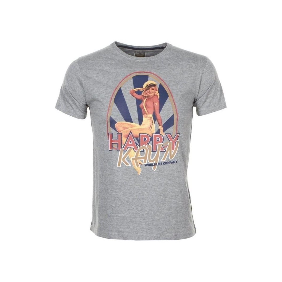 Textil Rapaz T-Shirt mangas curtas Harry Kayn T-shirt manches courtes garçon ECELINUP Cinza