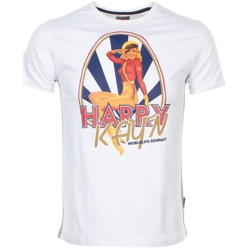 Textil Rapaz As minhas encomendas Harry Kayn T-shirt manches courtes garçon ECELINUP Branco