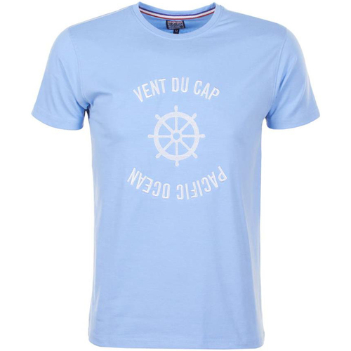 Textil Rapaz T-Shirt mangas curtas logo bucket hat from FRESCOBOL CARIOCA featuring navy blue T-shirt manches courtes garçon ECHERYL Azul