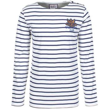 Textil Rapaz adidas originals 3 Stripes Langarm-T-Shirt Vent Du Cap T-shirt manches longues garçon ECRIVIK Branco