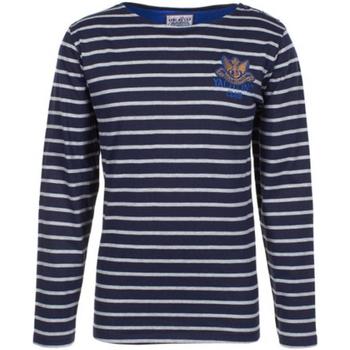 Textil Rapaz adidas originals 3 Stripes Langarm-T-Shirt Vent Du Cap T-shirt manches longues garçon ECRIVIK Marinho