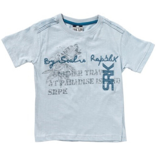 Textil Rapaz T-Shirt mangas curtas Srk T-shirt manches courtes garçon EROLI Azul