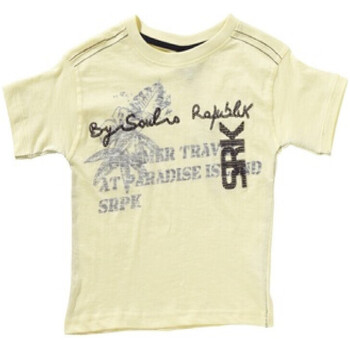 Textil Rapaz Top 5 de vendas Srk T-shirt manches courtes garçon EROLI Amarelo