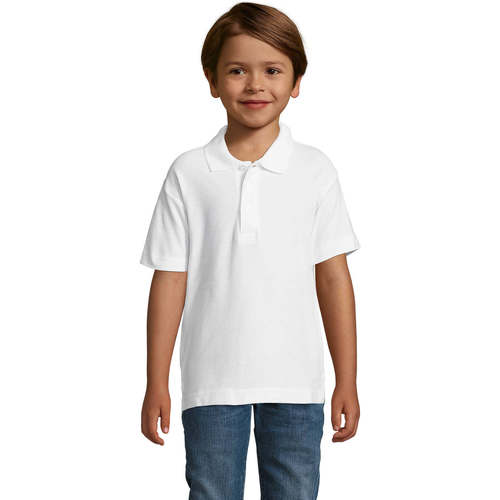 Textil Criança Regent Fit Camiseta Manga Sols SUMMER II KIDS - POLO DE NIÑO Branco