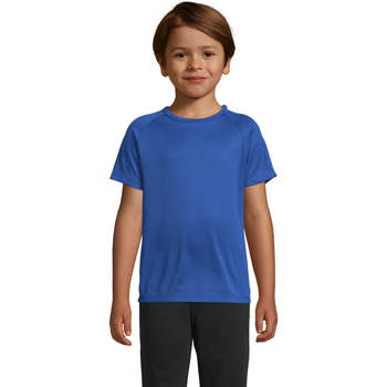 Textil Criança Gravatas e acessórios Sols Camiseta niño manga corta Azul
