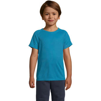 Textil Criança men 44 eyewear key-chains Coats Jackets Sols Camiseta niño manga corta Azul