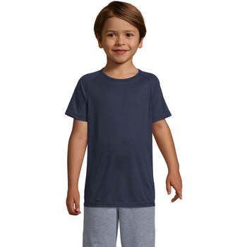 Textil Criança Gravatas e acessórios Sols Camiseta niño manga corta Azul