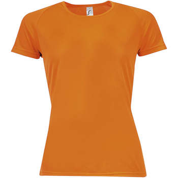 Textil Mulher Mesas de cabeceira Sols Camiseta mujer manga corta Laranja
