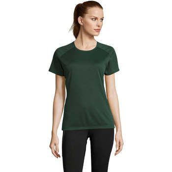 Textil Mulher Segunda - Sexta : 8h - 16h Sols Camiseta mujer manga corta Verde