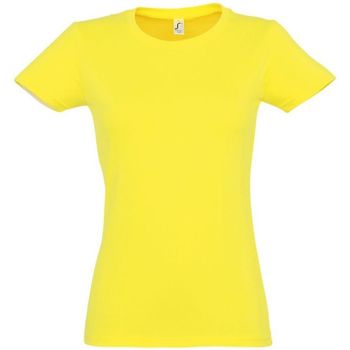 Textil Mulher T-Shirt mangas curtas Sols IMPERIAL WOMEN - CAMISETA MUJER Amarelo