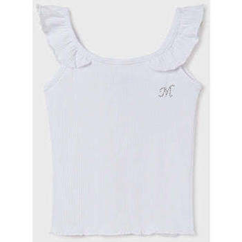 Textil Rapariga T-shirts e Pólos Mayoral PV226040-1-23 Branco
