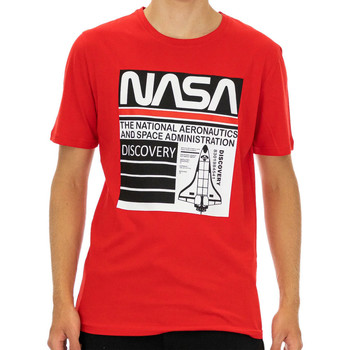 Textil Homem T-Shirt mangas curtas Nasa  Vermelho