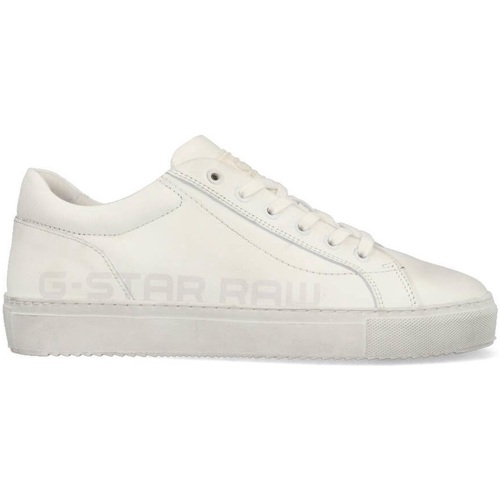 Sapatos Homem Sapatilhas G-Star Raw The Hundreds Symtoms T-shirt bianca con stampa Branco