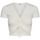 Textil Mulher MC2 Mickey Mens Knitted Sweater Camiseta blanca ajustable manga corta Branco