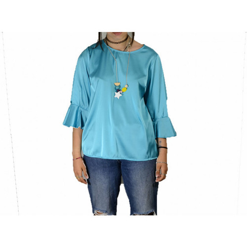 Textil Mulher T-shirts e Pólos Dinovo 10888 Azul