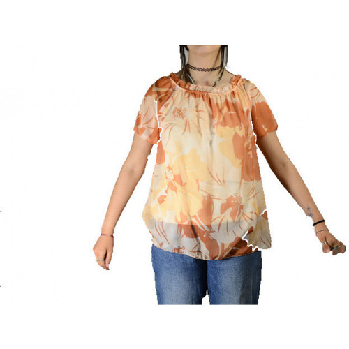 Textil Mulher T-shirts e Pólos Dinovo 5323 Laranja