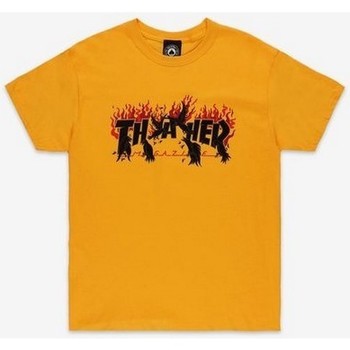 Textil Homem T-Shirt mangas curtas Thrasher  Amarelo