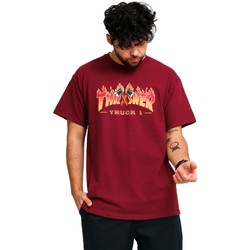 Textil Homem T-Shirt mangas curtas Thrasher  Bordô