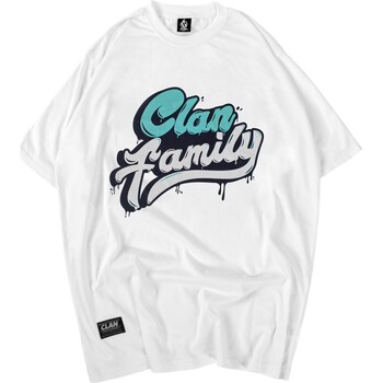 Textil Homem T-Shirt mangas curtas Clan  Branco