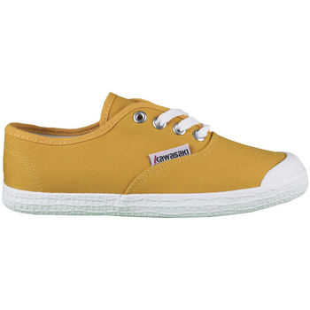 Sapatos Homem Sapatilhas Kawasaki Base Canvas Shoe K202405 1002 White Amarelo