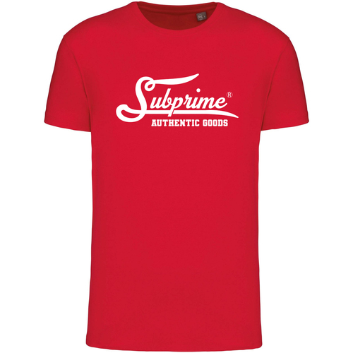 Textil Homem Para encontrar de volta os seus favoritos numa próxima visita Subprime Big Logo Shirt Vermelho