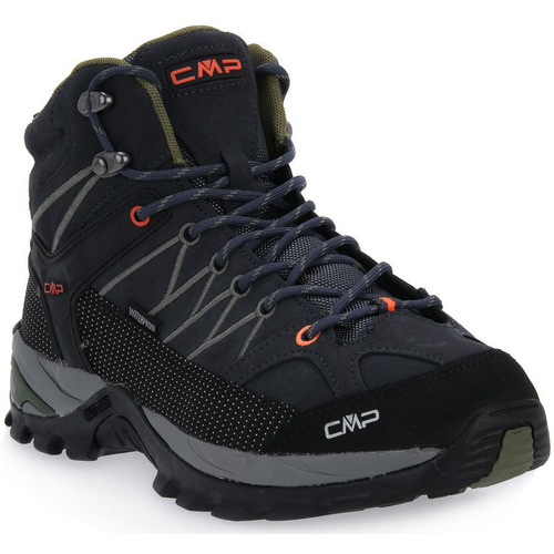 Sapatos Homem C809 Sneewy K Snowboots Cmp 51UG RIGEL MID W TREKKING Cinza