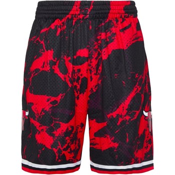Textil Homem Shorts / Bermudas Mitchell And Ness  Vermelho