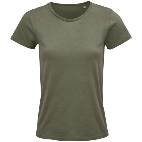 Textil Mulher T-shirts e Pólos Sols CRUSADER WOMEN camisetsa de mujer 100% algodón biológico Castanho