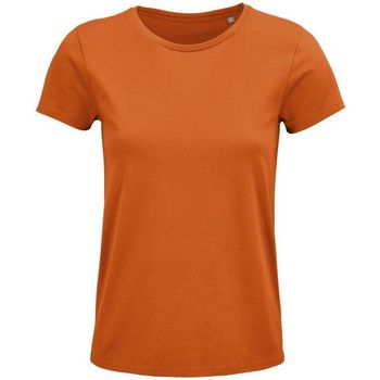 Textil Mulher T-shirts e Pólos Sols CRUSADER WOMEN camisetsa de mujer 100% algodón biológico Laranja