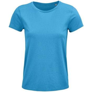 Textil Mulher T-shirts e Pólos Sols CRUSADER WOMEN camisetsa de mujer 100% algodón biológico Azul