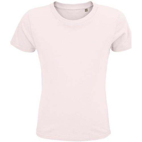 Textil Criança T-shirts e Pólos Sols CRUSADER KIDS camisetsa de niños  100% algodón biológico rosa Rosa