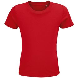 Textil Criança T-shirts e Pólos Sols CRUSADER KIDS camisetsa de niños  100% algodón biológico rojo Vermelho