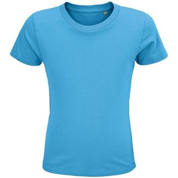Textil Criança T-shirts e Pólos Sols CRUSADER KIDS camisetsa de niños  100% algodón biológico aqua Azul