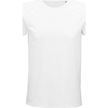 Textil Homem Gianluca - Lart Sols PIONNER MEN camiseta hombre 100% algodón biológico blanco Branco