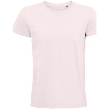 Textil Homem Walk & Fly Sols PIONNER MEN camiseta hombre 100% algodón biológico rosa Rosa